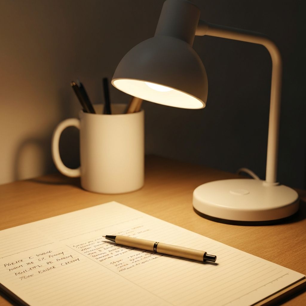 Блокнот с организованными заметками